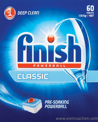 viên rửa bát finish classic 60 viên nhập khẩu từ châu âu